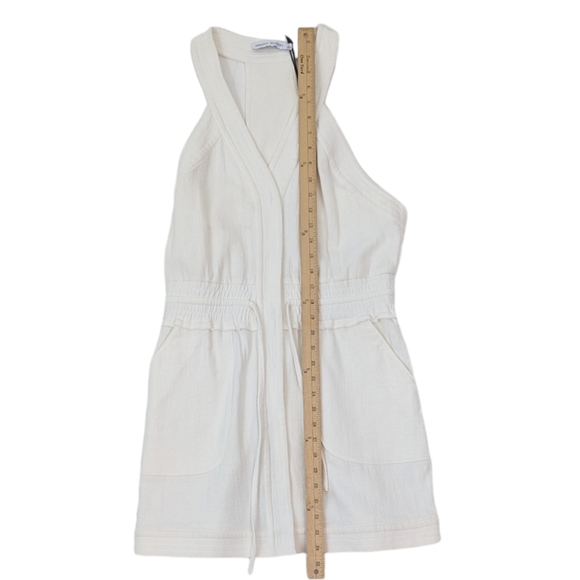 Rebecca Minkoff Sleeveless Racerback Mini Dress Womens Large White NEW Y2k - Picture 13 of 15